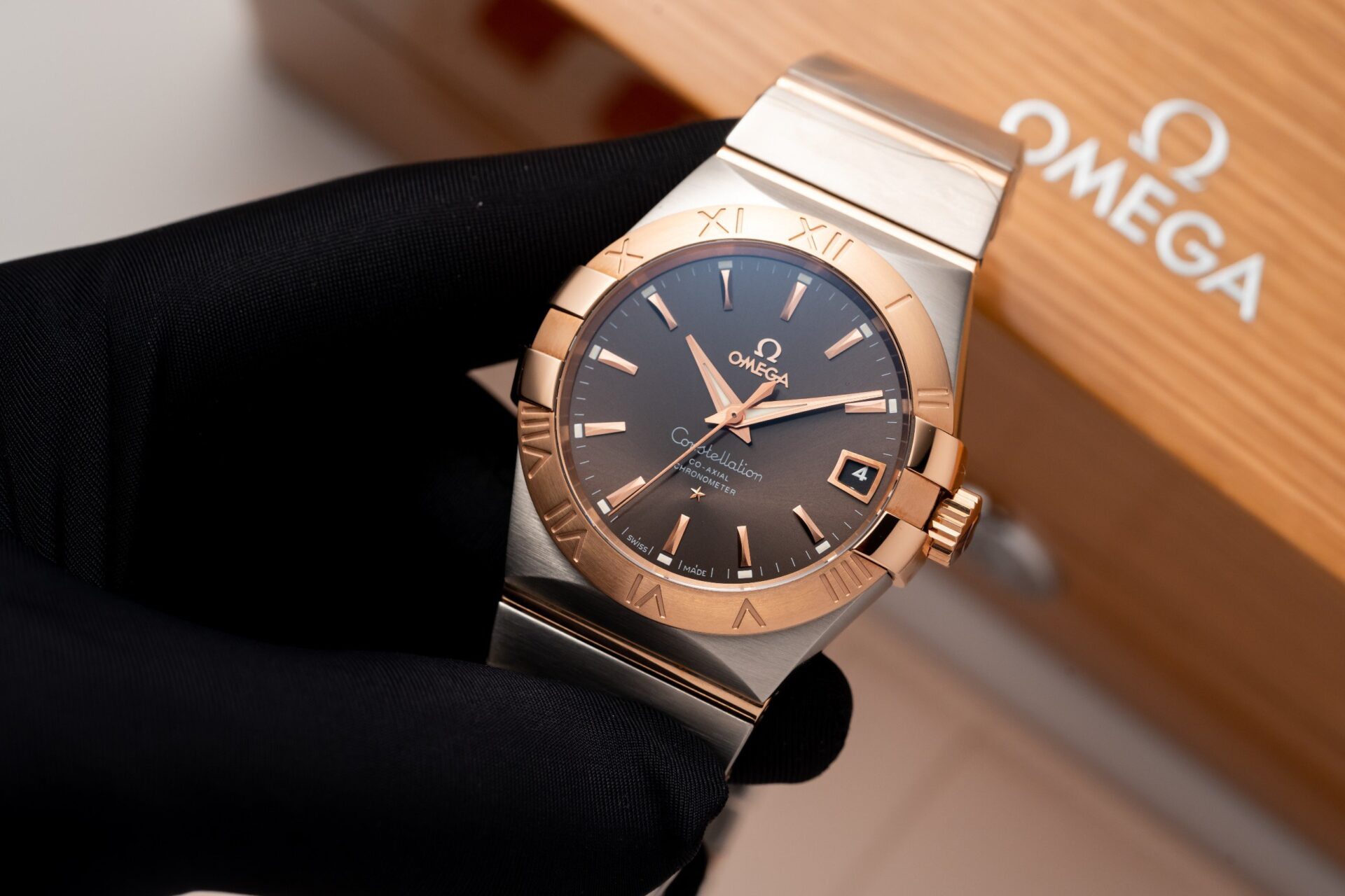 Omega Constellation Brown Dial Replica Watch VS Factory 38mm - Soul Replicas