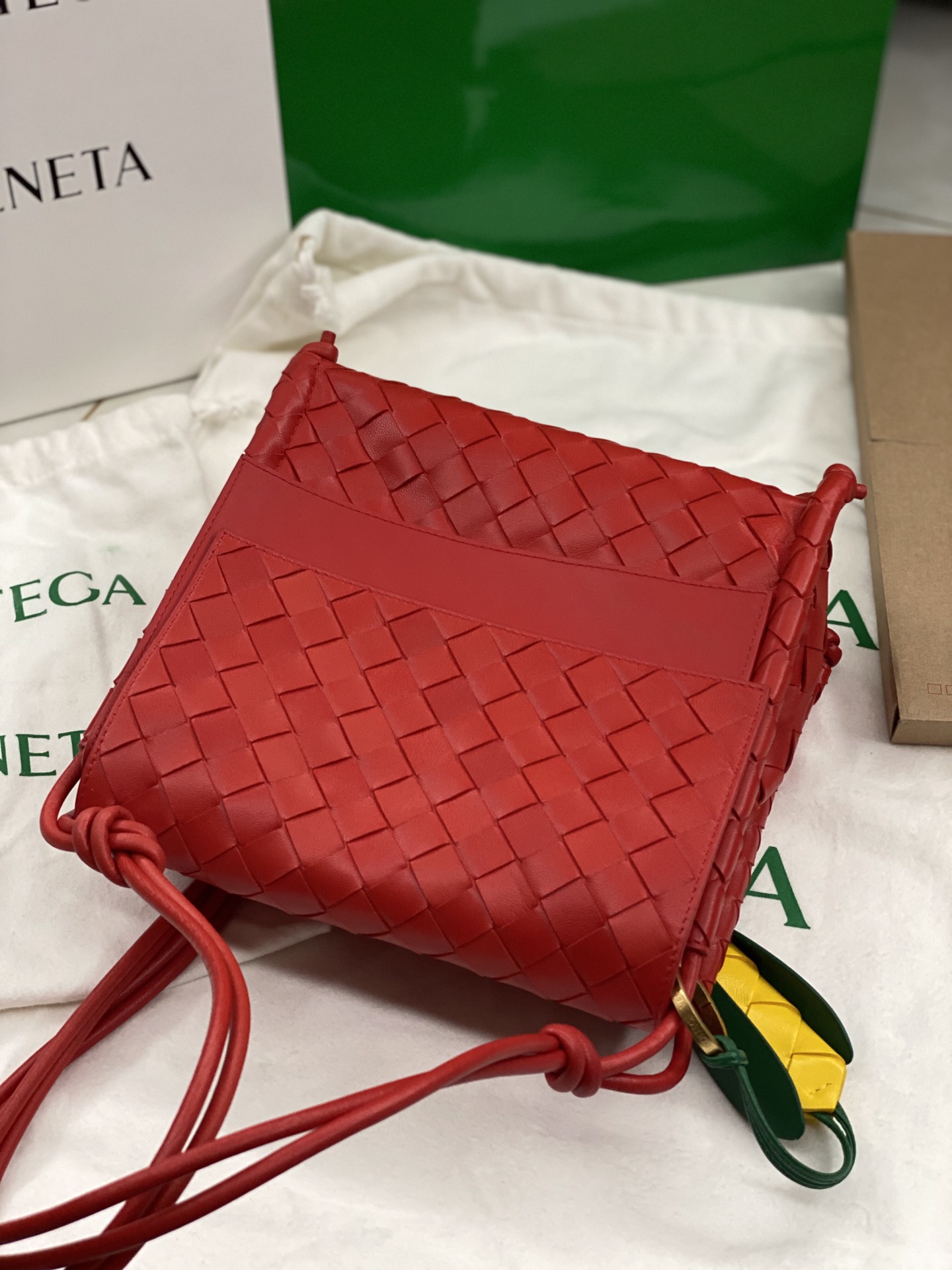 Bottega Veneta Backpack Red. For Women. Women-s Bags 8.9in/22.5cm - Soul Replicas