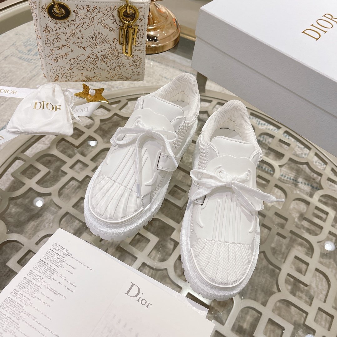 Christian Dior-ID Sneaker Rubber White For Women CD - Soul Replicas