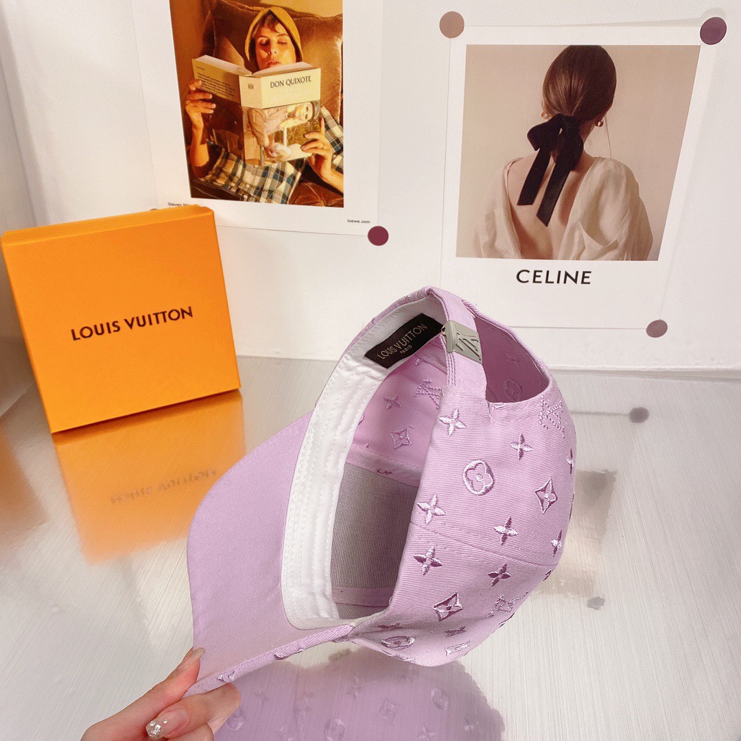 Louis Vuitton Casquette Be My Cap Light Purple LV Cap - Soul Replicas