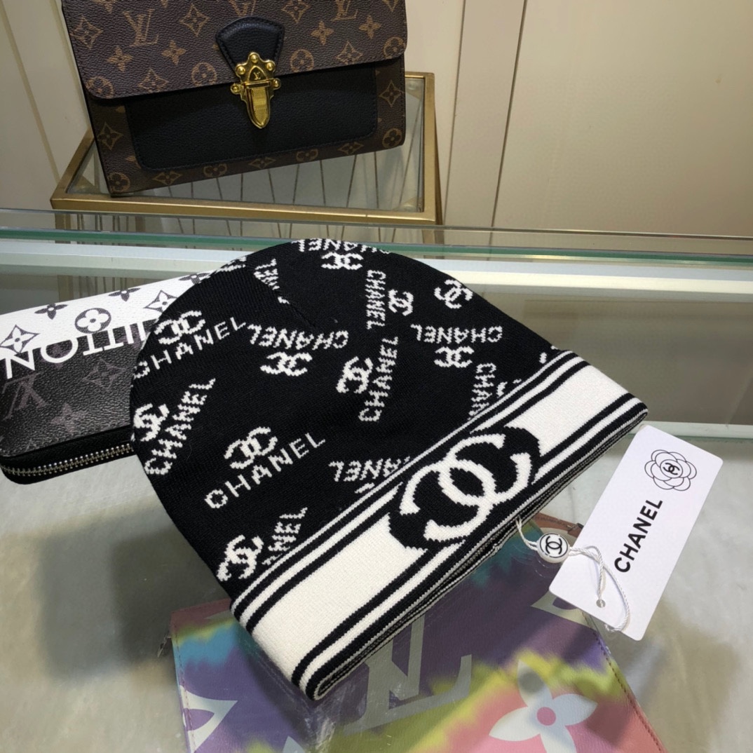 Chanel Beanie In Black - Soul Replicas