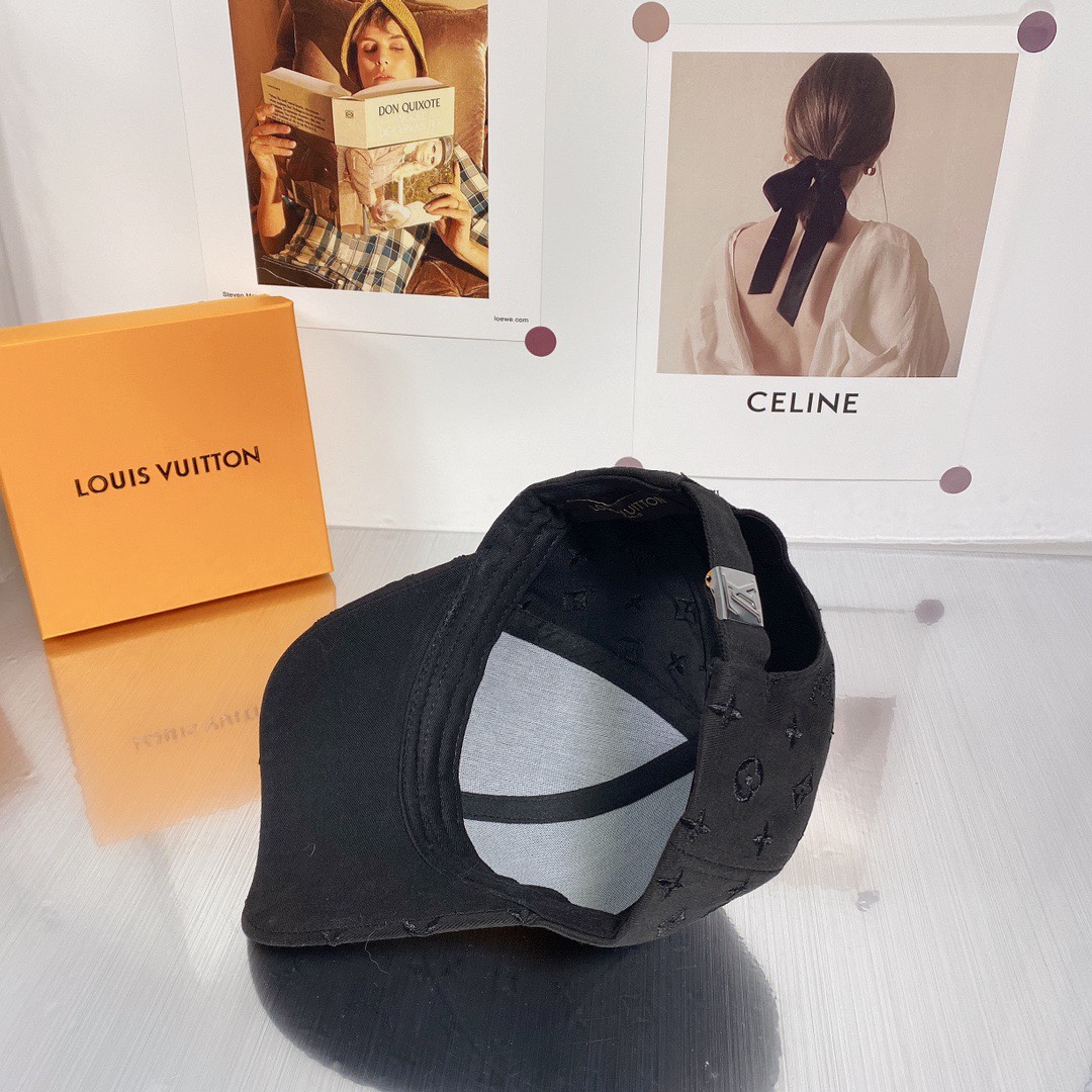 Louis Vuitton Casquette Be My Cap Black LV Cap - Soul Replicas