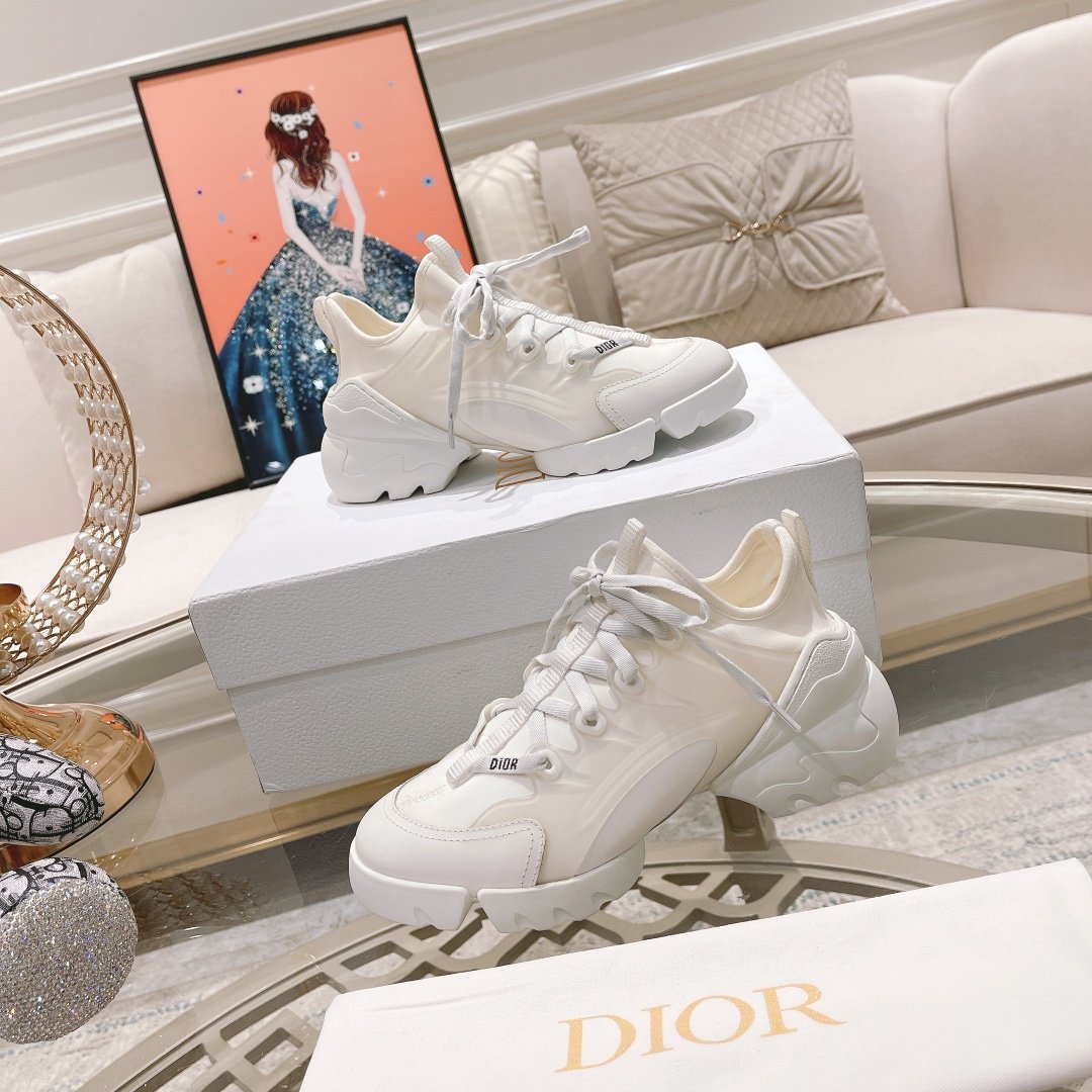Christian Dior D-Connect Sneaker Technical Fabric White For Women CD KCK222NGucci_S10W - Soul Replicas