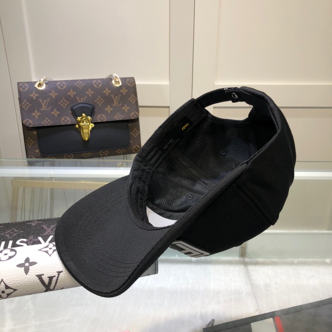 Fendi Baseball Cap Black Fendi Cap - Soul Replicas