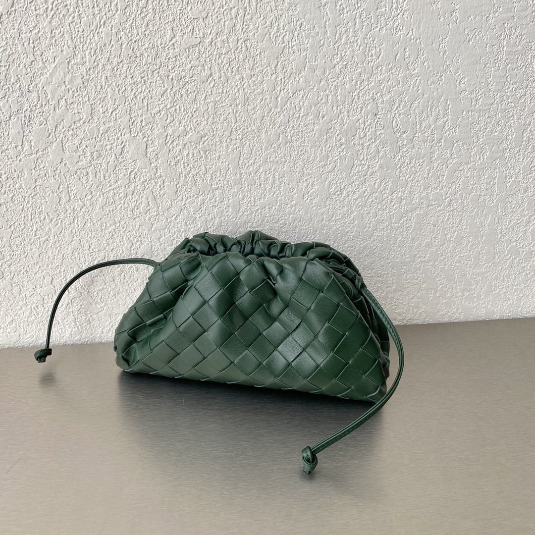 Bottega Veneta Mini Pouch Raintree. For Women. Women-s Bags 8.6in/22cm 585852VCPP13035 - Soul Replicas