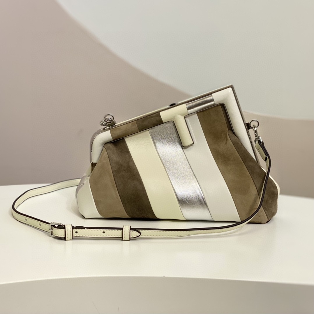 Fendi First Small Multicolour Bag For Woman 26cm/10in 8BP129AJSBF0KQ9 - Soul Replicas