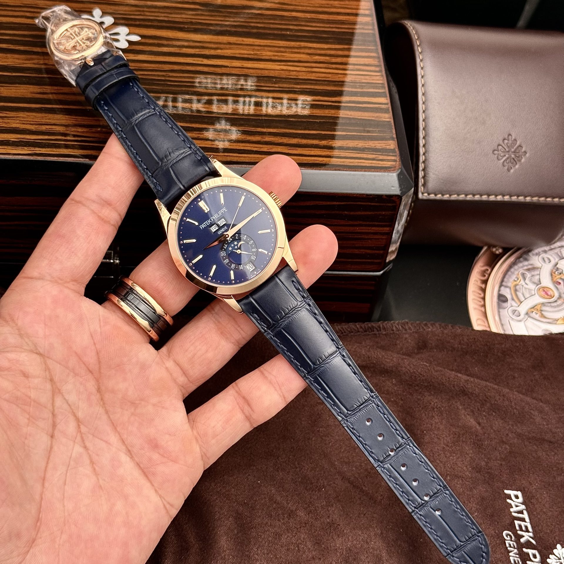 Patek Philippe Replica Watch Complications 5396R Blue Dial GR Factory 38.5mm - Soul Replicas