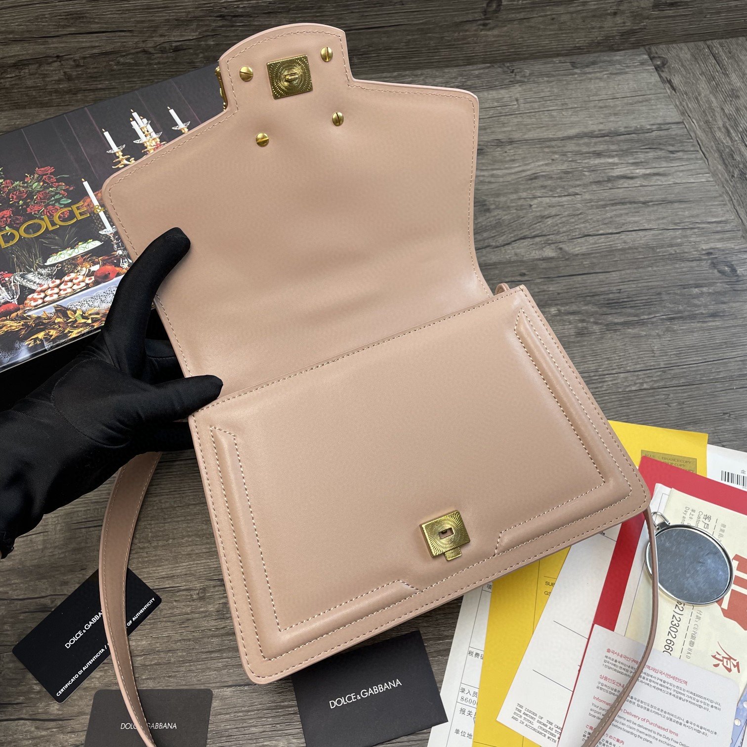 Dolce & Gabbana DG Girls Bag In Quilted Nappa Beige For Women 10.6in/27cm DG - Soul Replicas