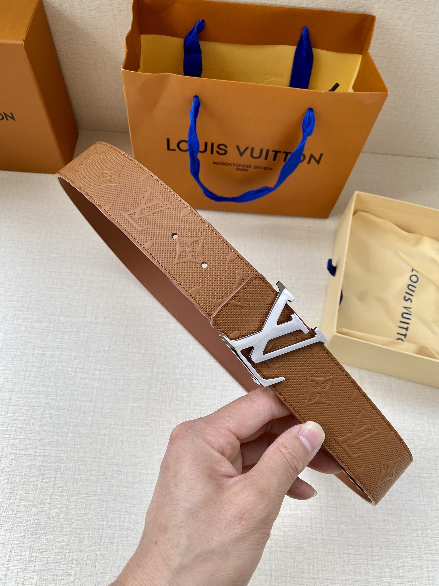 Louis Vuitton Iconic Reversible LV Belt Brown LV Women Belt - Soul Replicas