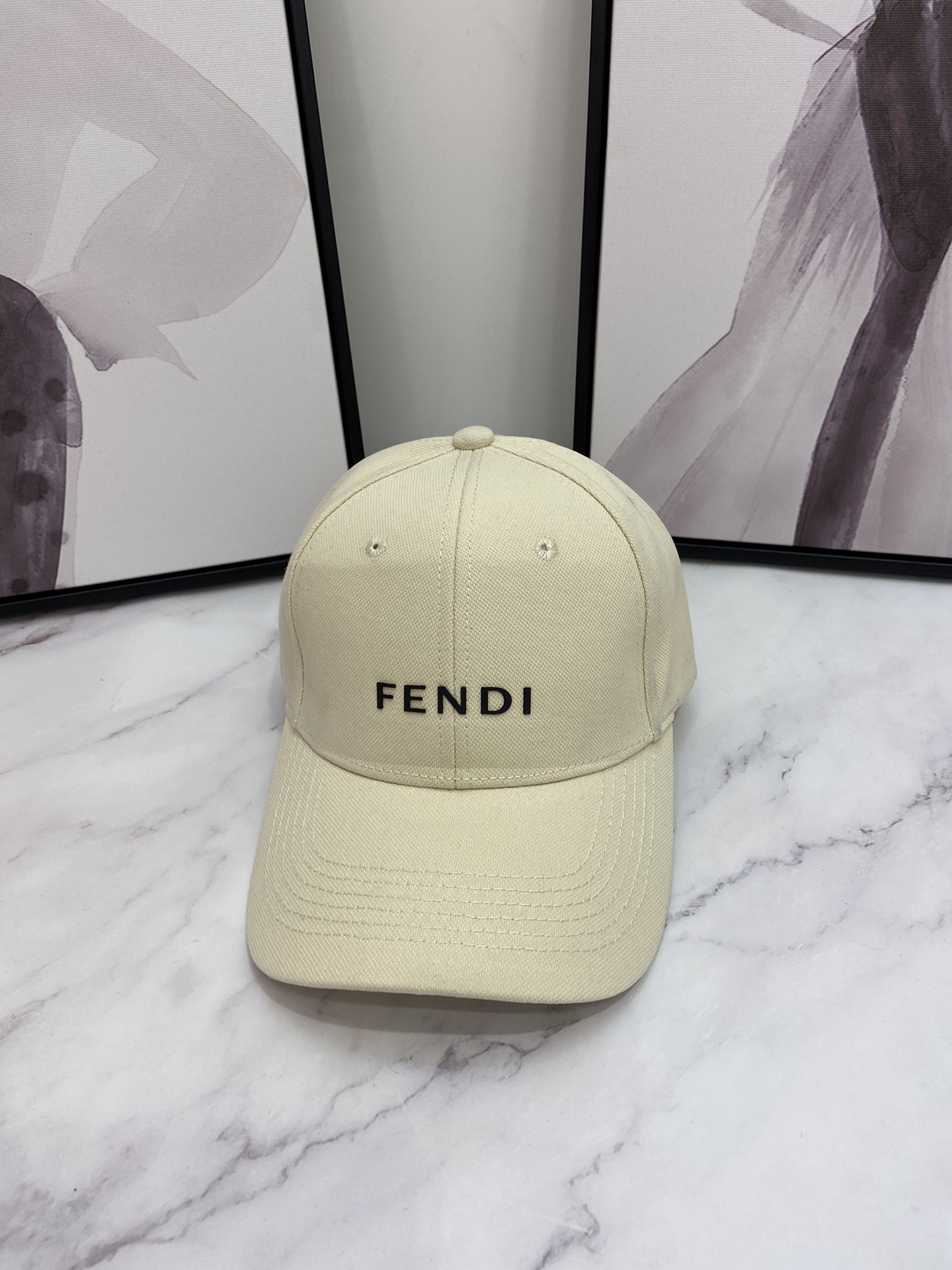 Fendi Baseball Cap Beige Fendi Cap - Soul Replicas