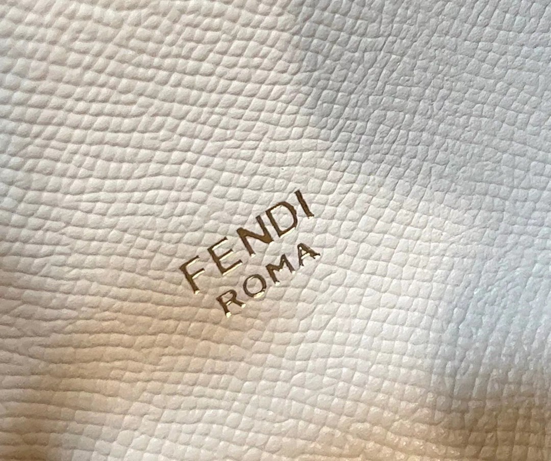 Fendi Pomodorino White Mini Bag For Woman 17cm/6.5in 8BS059AHWUF0VWM - Soul Replicas
