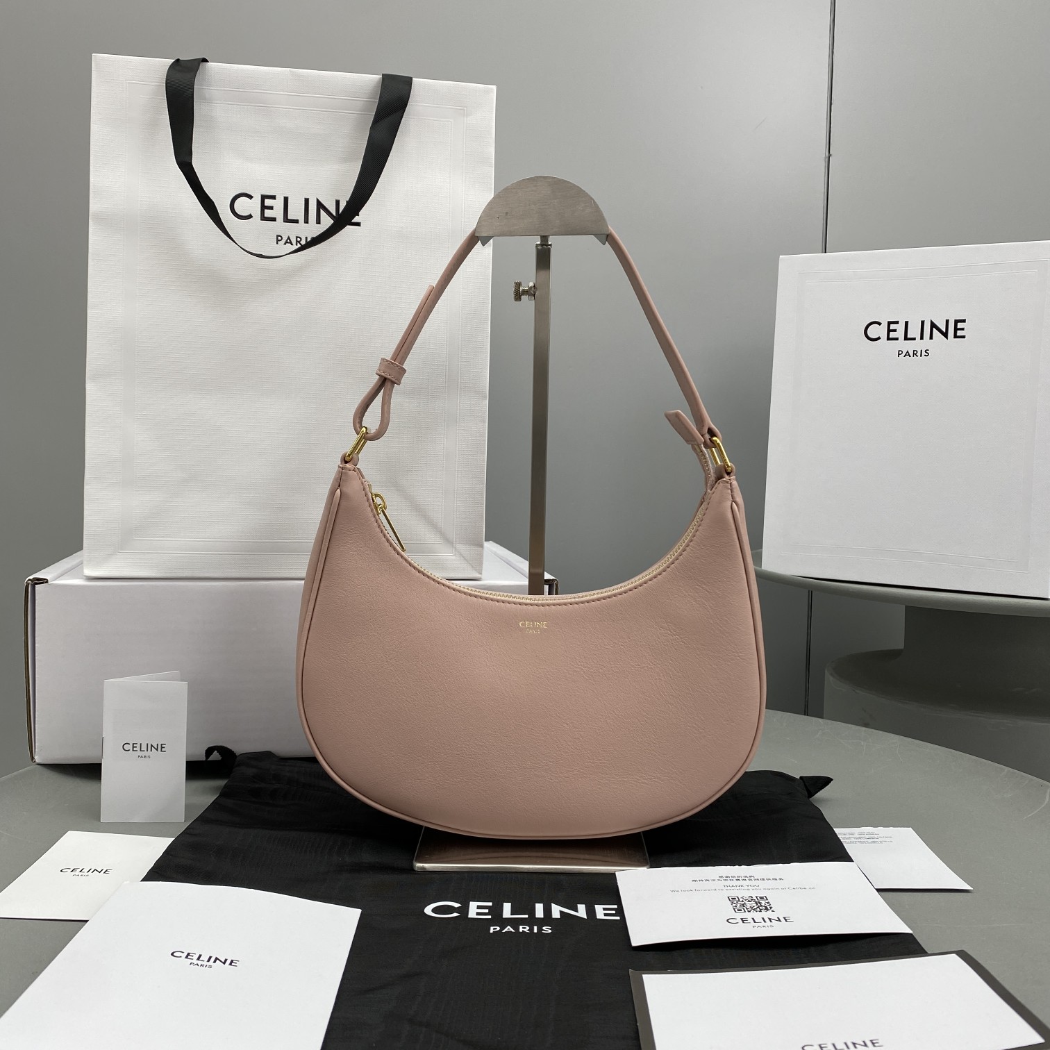 Celine Ava Bag Light PiNike For Women 9in/23.5cm 193953DGQ.25VP - Soul Replicas