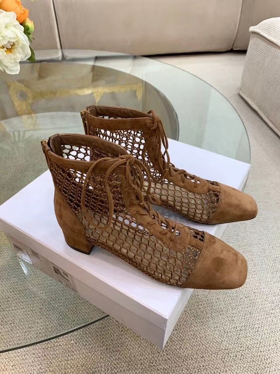 Christian Dior Naughtily-D Ankle Boot Brown For Women CD - Soul Replicas