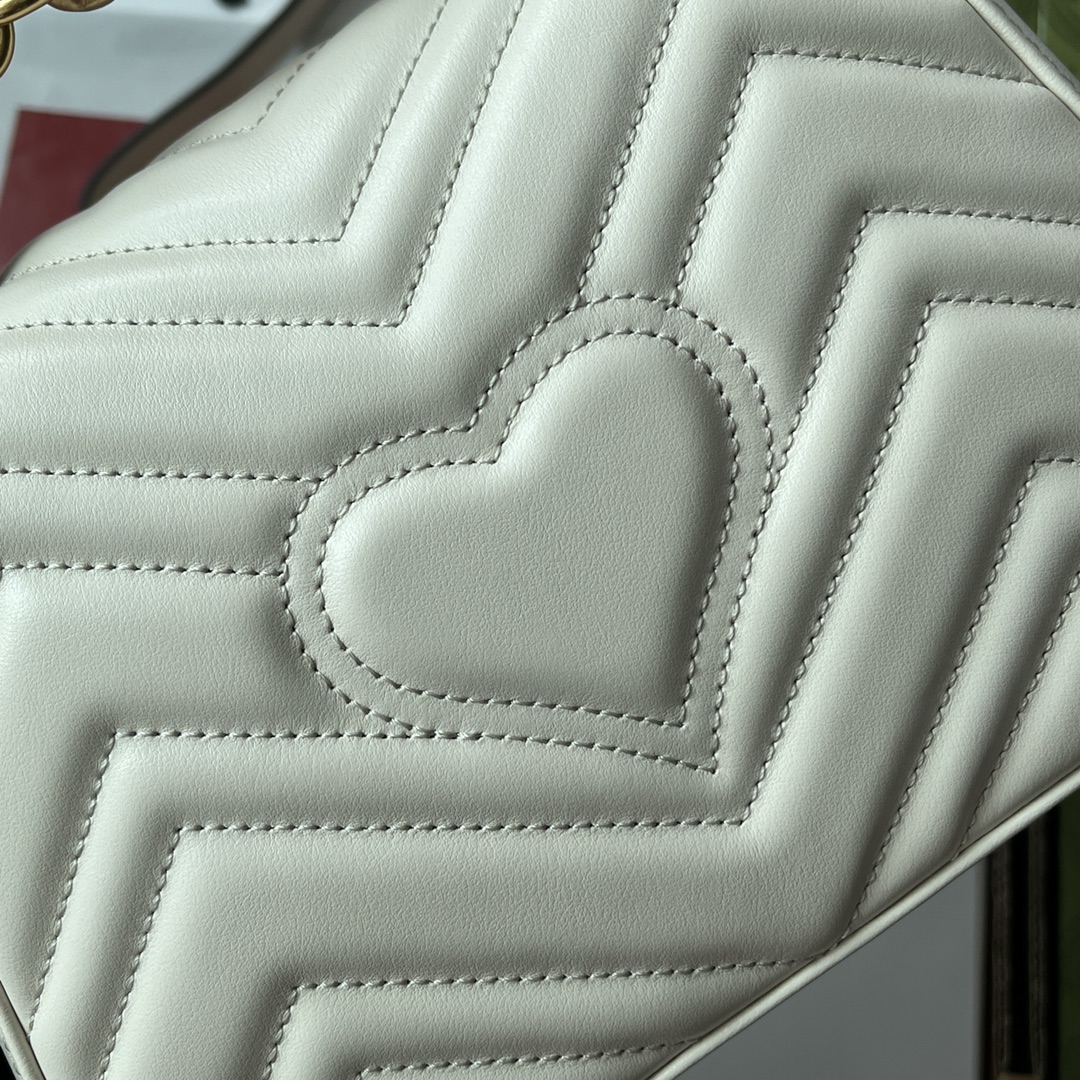 Gucci Marmont Mini Top Handle Bag White For Women. Women-s Bags 8.3in/21cm Gucci ‎547260 DTDIT 9022 - Soul Replicas