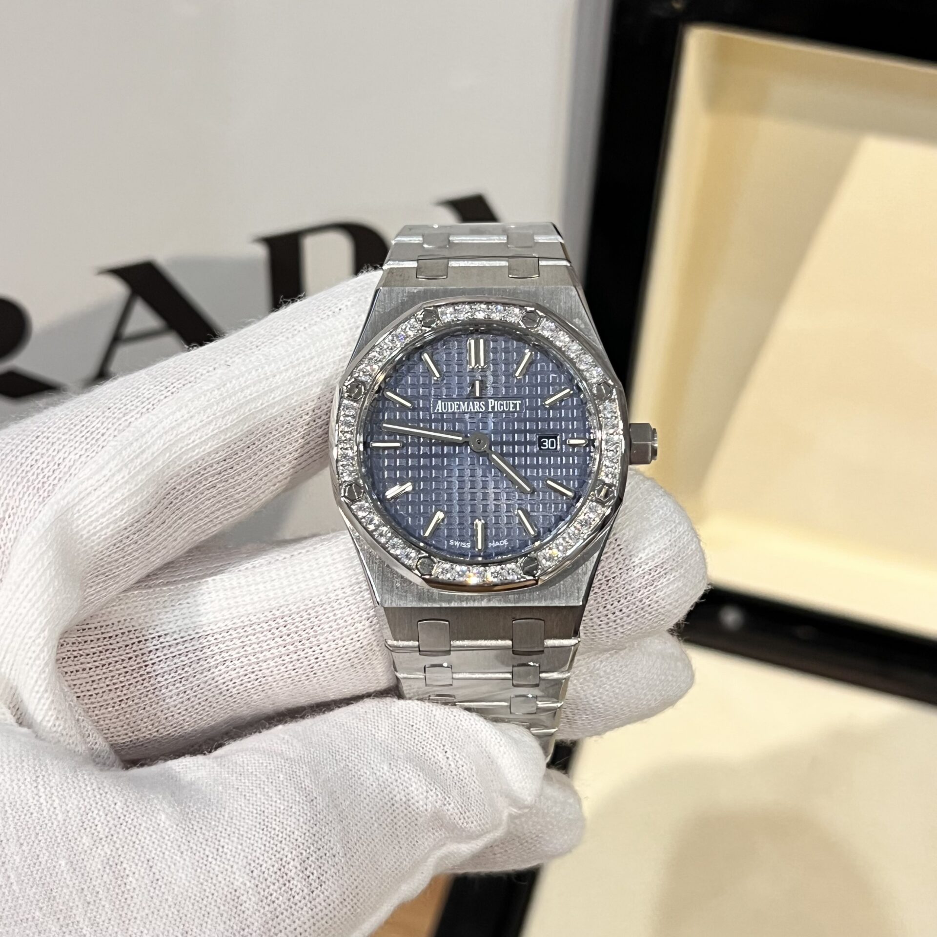 Audemars Piguet Royal Oak Replica Watch With Diamond 33mm - Soul Replicas