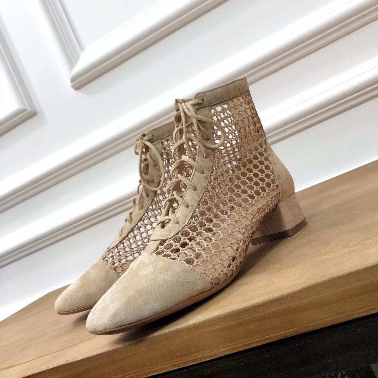 Christian Dior Naughtily-D Ankle Boot Beige For Women CD - Soul Replicas