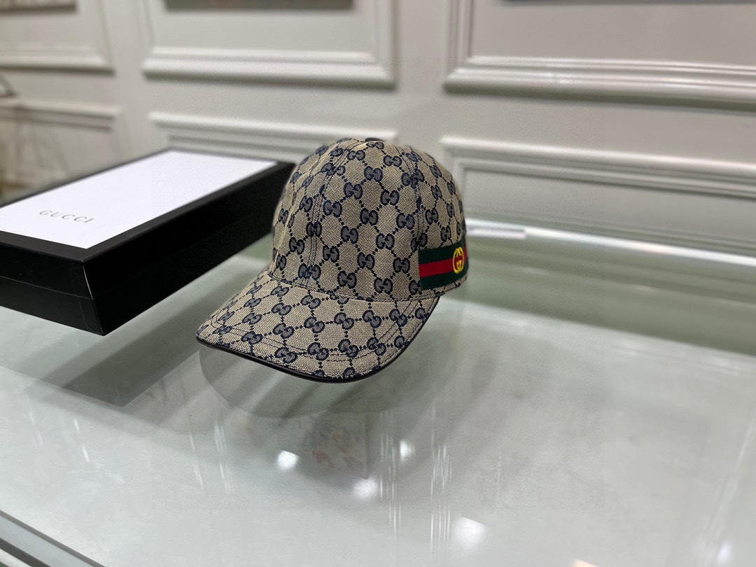 Gucci Canvas Baseball Cap Brown - Soul Replicas