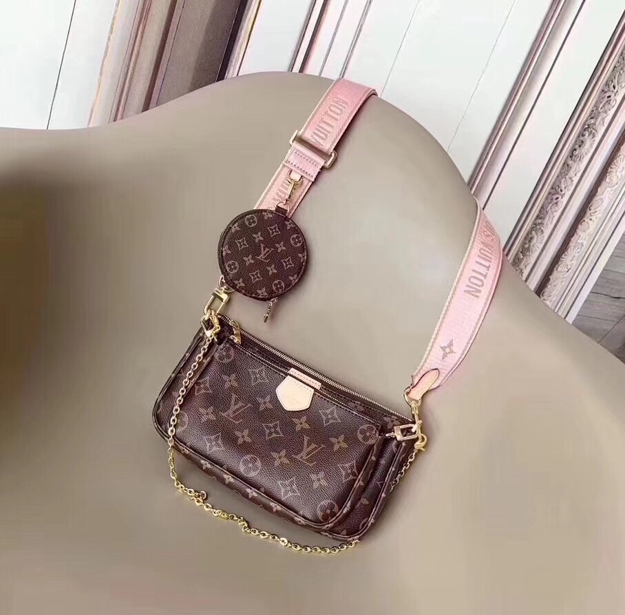 Louis Vuitton Multi Pochette Accessoires Monogram Canvas For Women. Women-s Handbags. Shoulder And Crossbody Bags 24cm LV M44840 - Soul Replicas