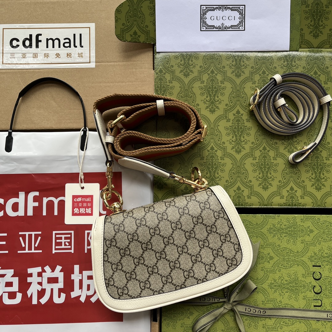 Gucci Blondie Mini Bag Brown And White For Women. Women-s Bags 8.7in/22cm Gucci - Soul Replicas
