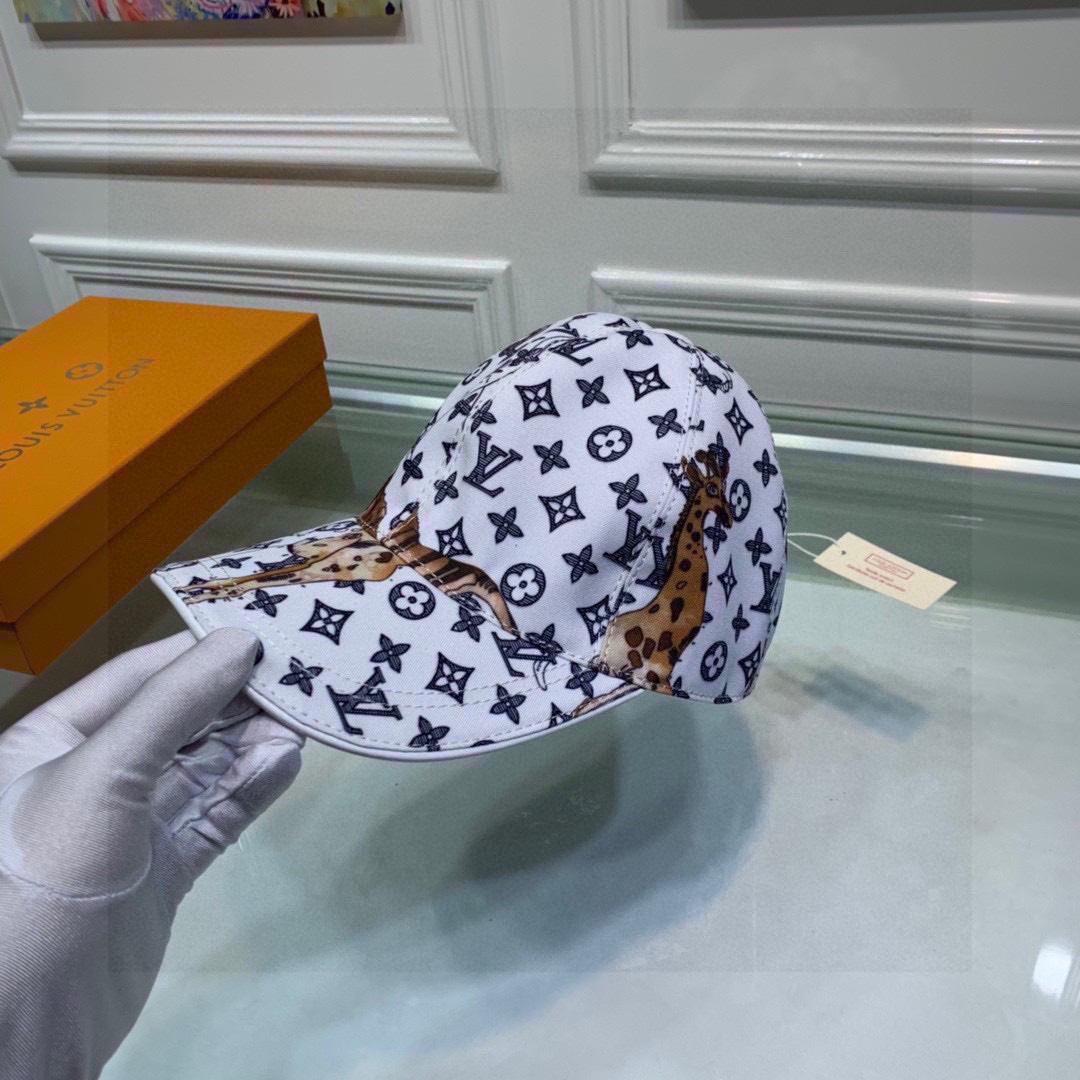 Louis Vuitton Be My Cap White LV Cap - Soul Replicas