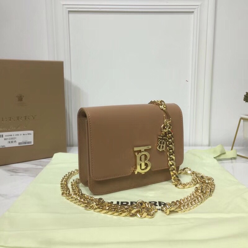 Burberry Tb Chain Belt Bag Brown For Women. Women-s Bags 6.6in/17cm - Soul Replicas
