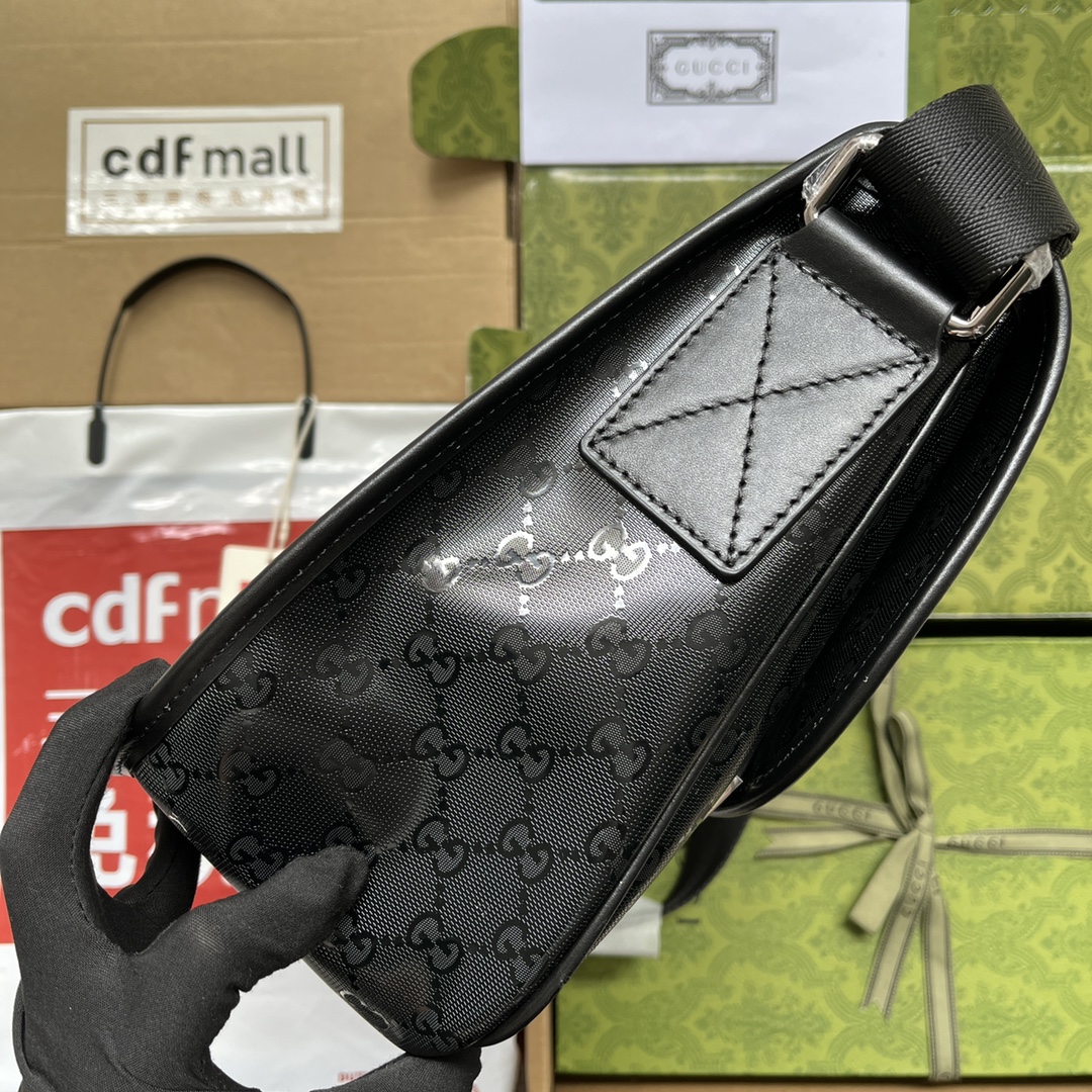 Gucci Imprime Medium Messenger Bag Black For Women. Women-s Bags 12in/30.5cm Gucci - Soul Replicas