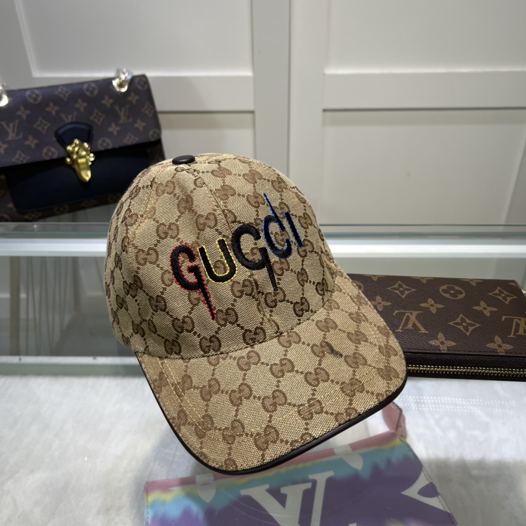 Gucci Canvas Baseball Hat Beige Gucci Hat - Soul Replicas