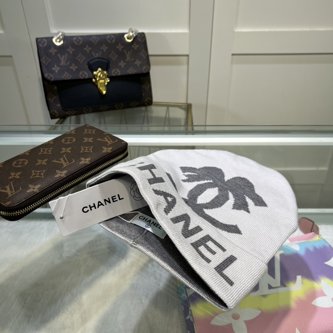 Chanel Beanie In Grey - Soul Replicas