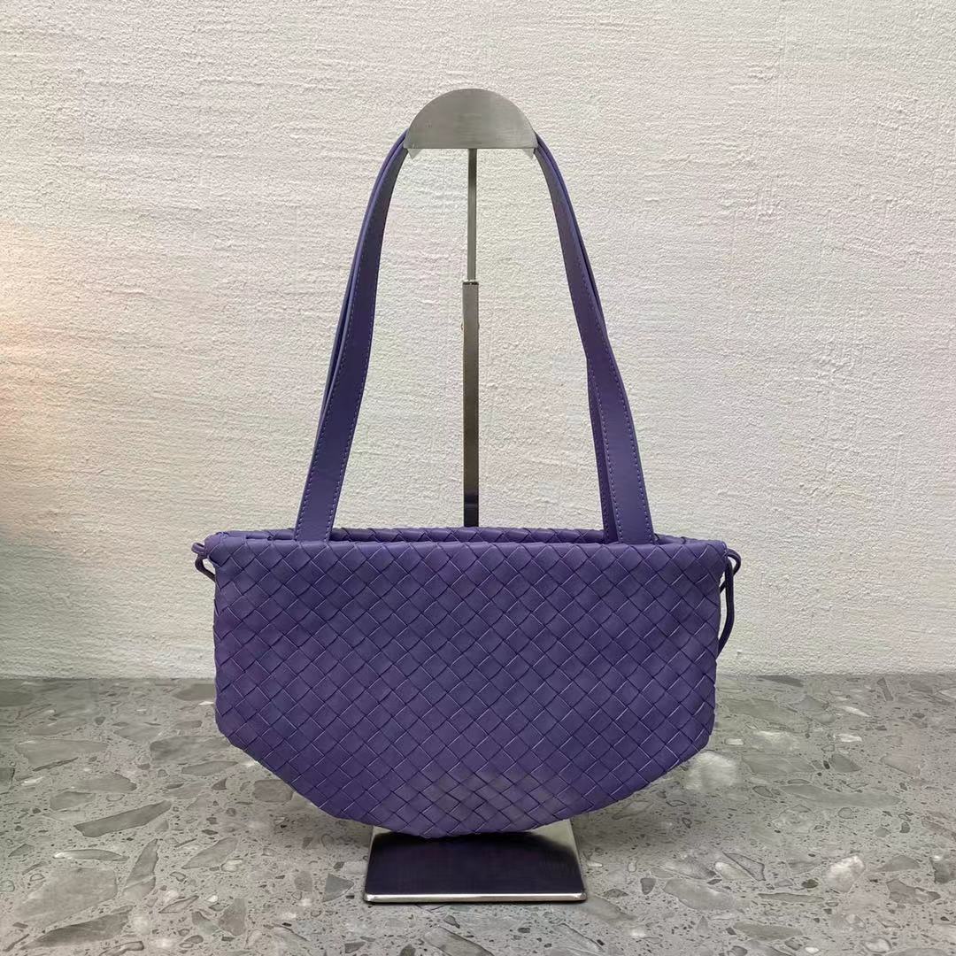 Bottega Veneta Shoulder Bag Violet. For Women. Women's Bags 10.2in/26cm - Soul Replicas