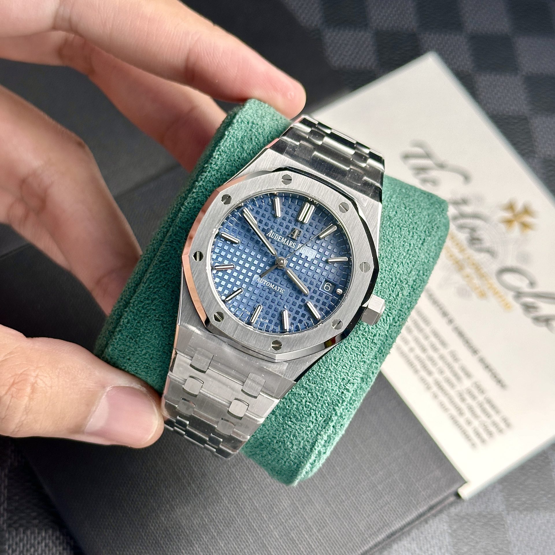 Audemars Piguet Fake Watch Royal Oak 15450ST Dial Blue APS Factory 37mm - Soul Replicas