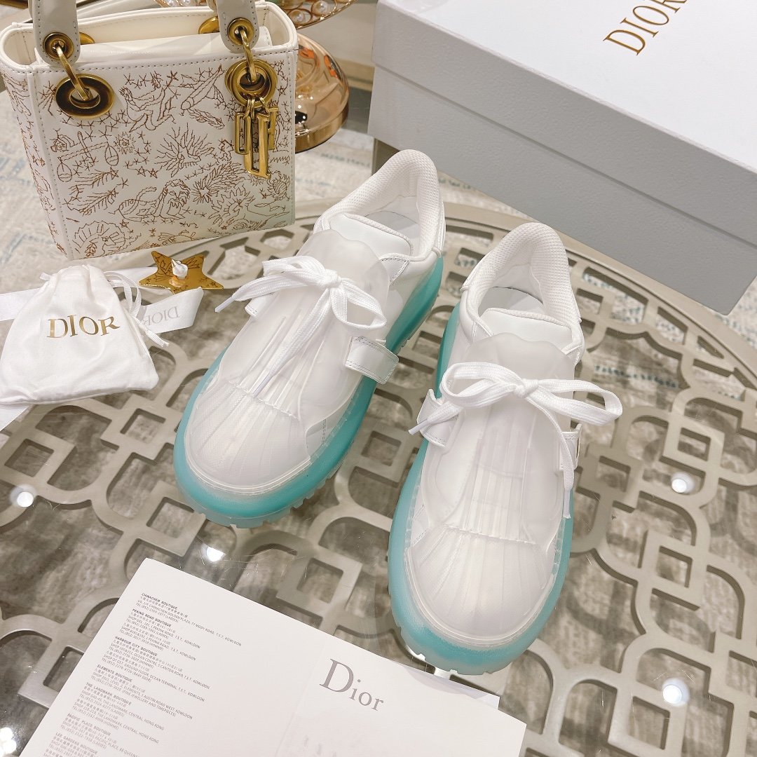 Christian Dior-ID Sneaker Rubber White For Women CD - Soul Replicas