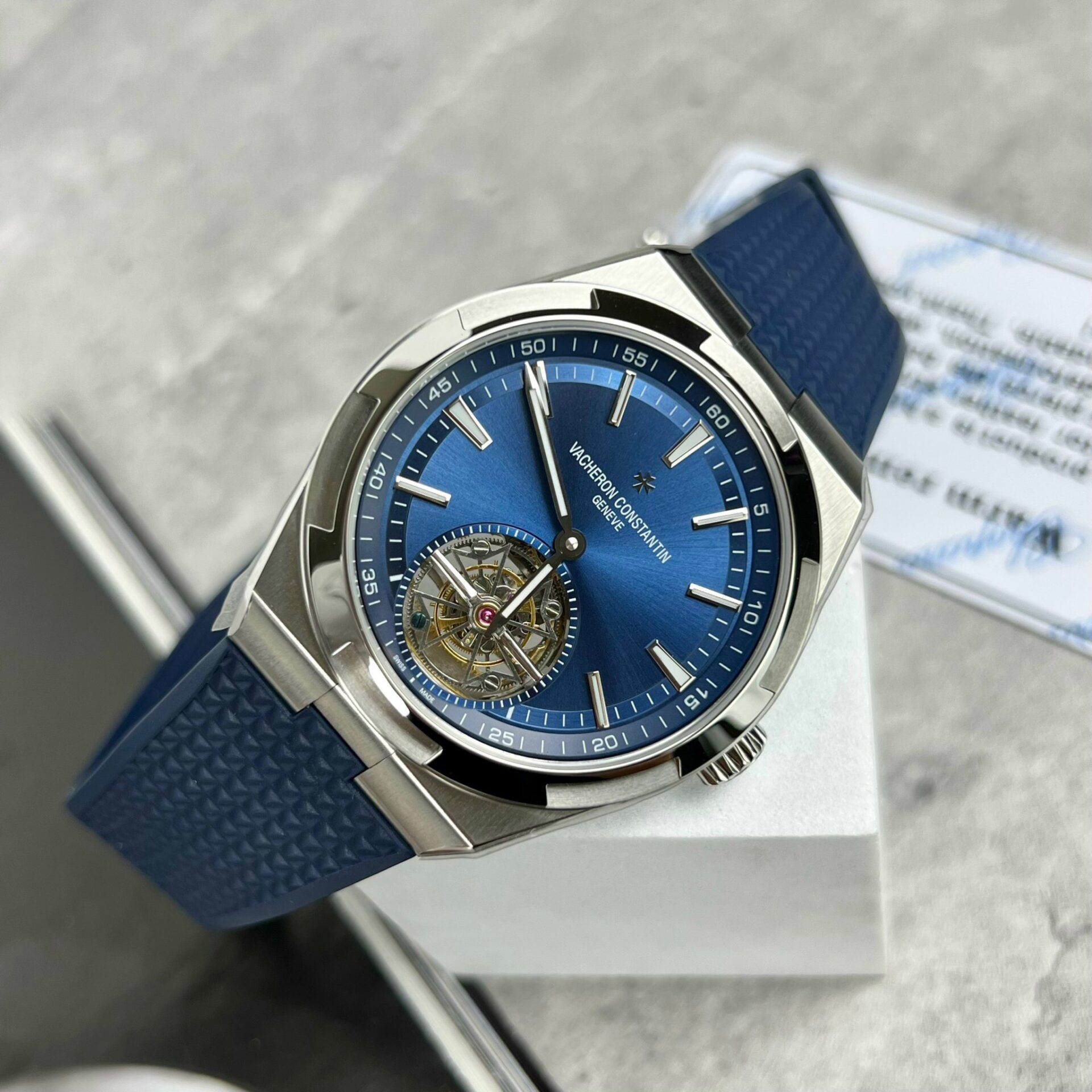 Vacheron Constantin 6000V Replica 1:1 Watch Blue 42.5mm - Soul Replicas