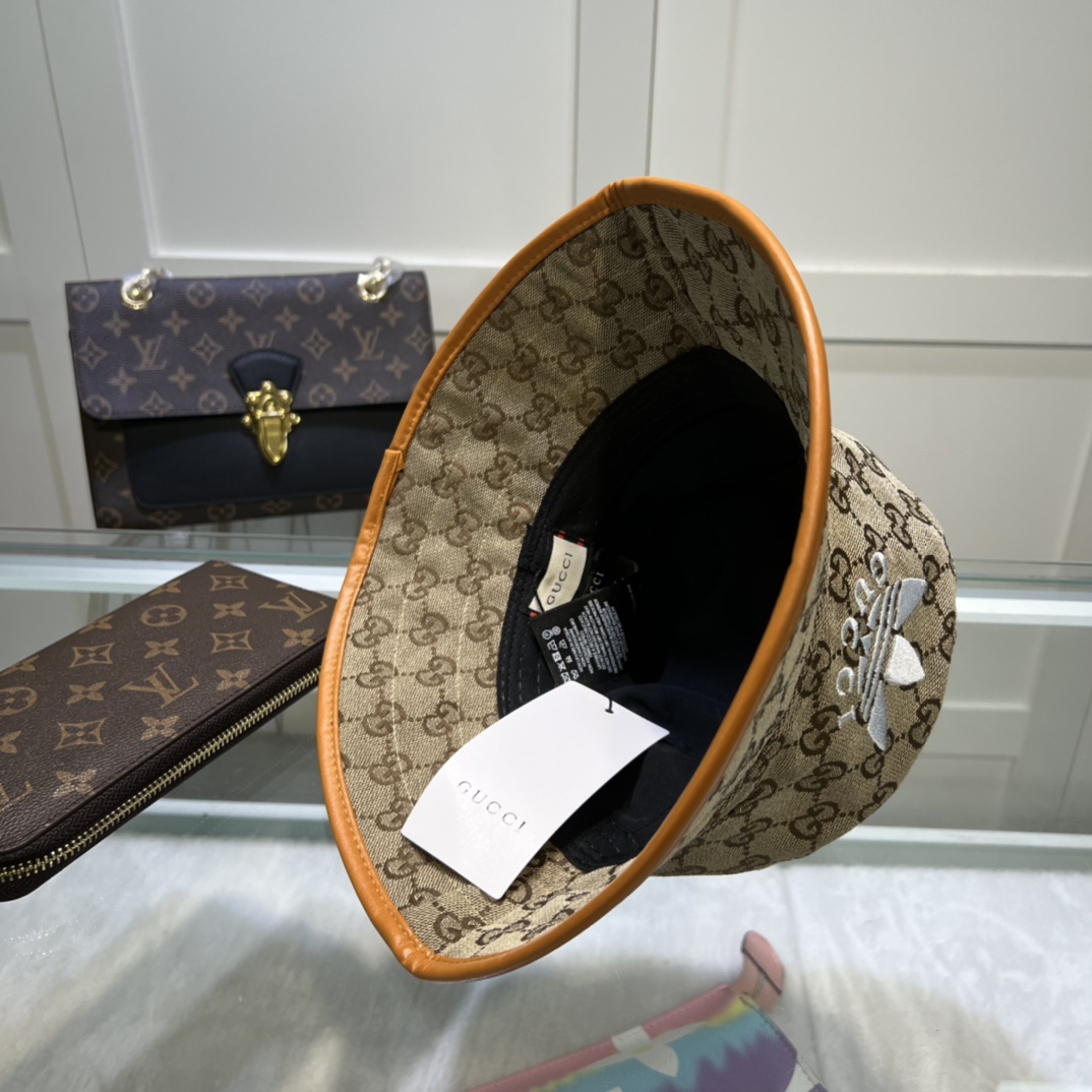 Gucci x Adidas Bucket Hat Beige Gucci Hat - Soul Replicas