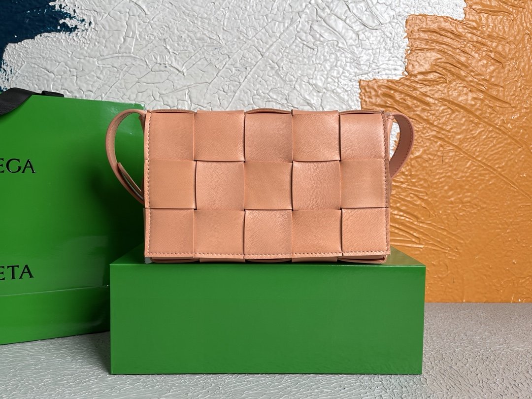 Bottega Veneta Cassette Light Orange. For Women. Women's Bags 9.1in/23cm - Soul Replicas
