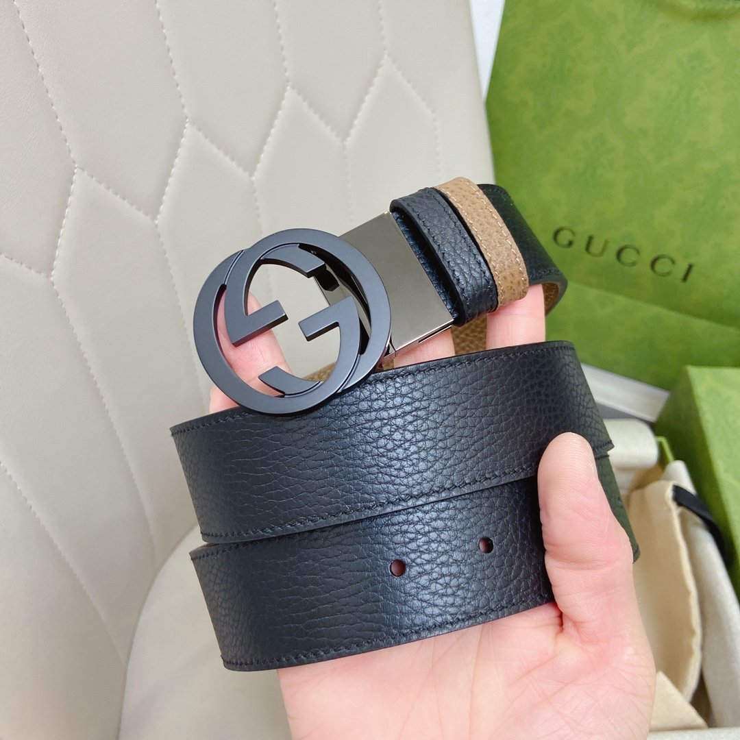 Gucci Marmont Reversible Belt Black. Women Belt - Soul Replicas