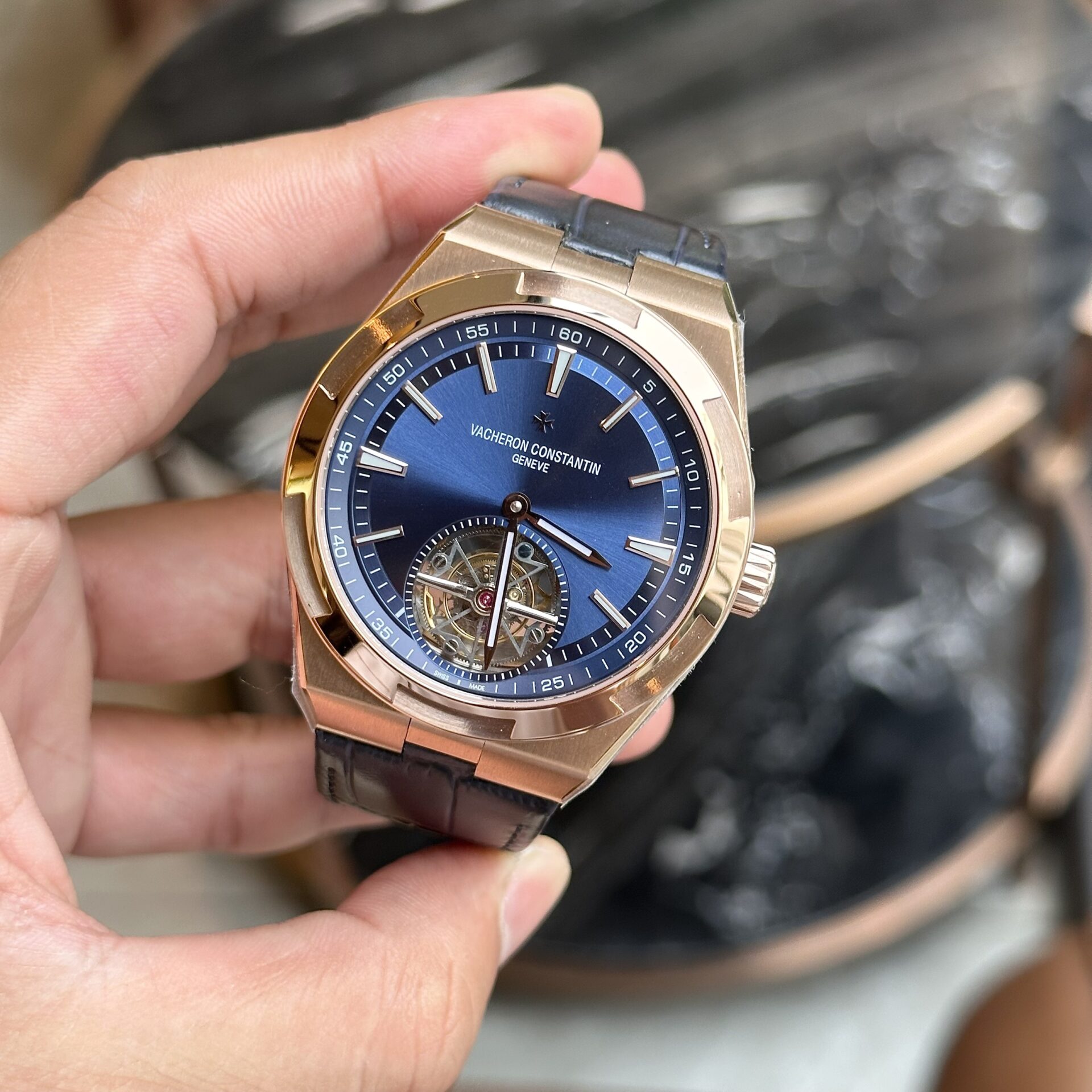 Vacheron Constantin Overseas 6000V Tourbillon Rose Gold Replica 11 Watch 42.5mm - Soul Replicas