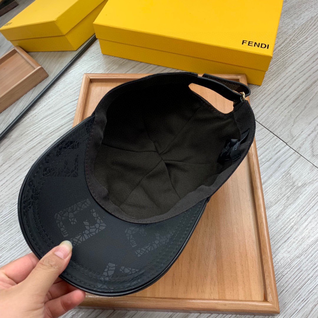 Fendi Baseball Cap Black Fendi Cap - Soul Replicas