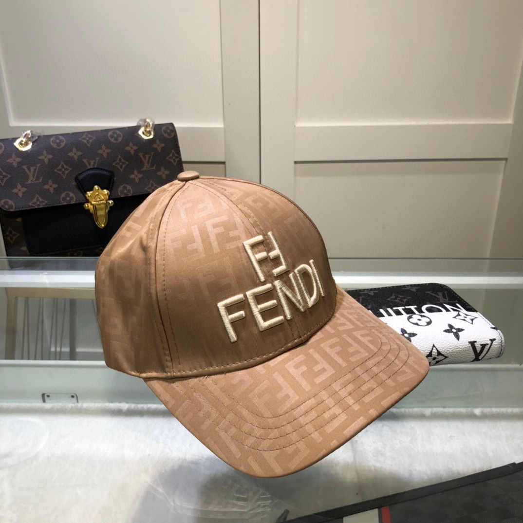 Fendi Baseball Cap Brown Fendi Cap - Soul Replicas