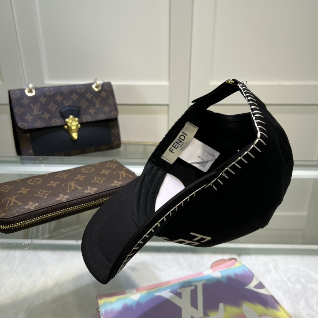 Fendi Baseball Cap Black Fendi Cap - Soul Replicas