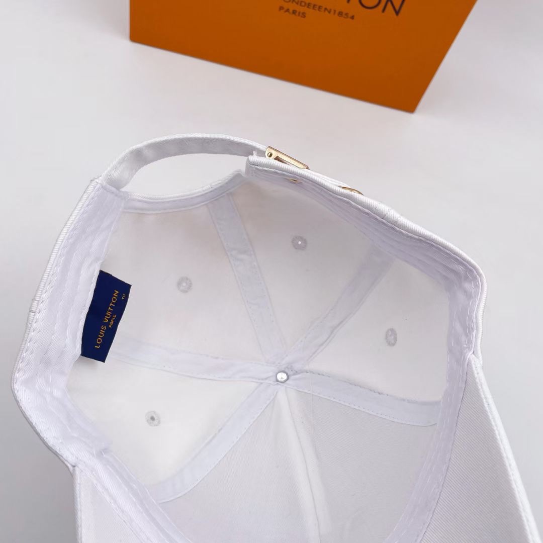 Louis Vuitton Match Cap White LV Cap - Soul Replicas