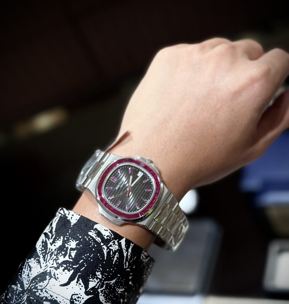 Patek Philippe Nautilus 5723 With Red Ruby Stone Replica Watch 40mm - Soul Replicas