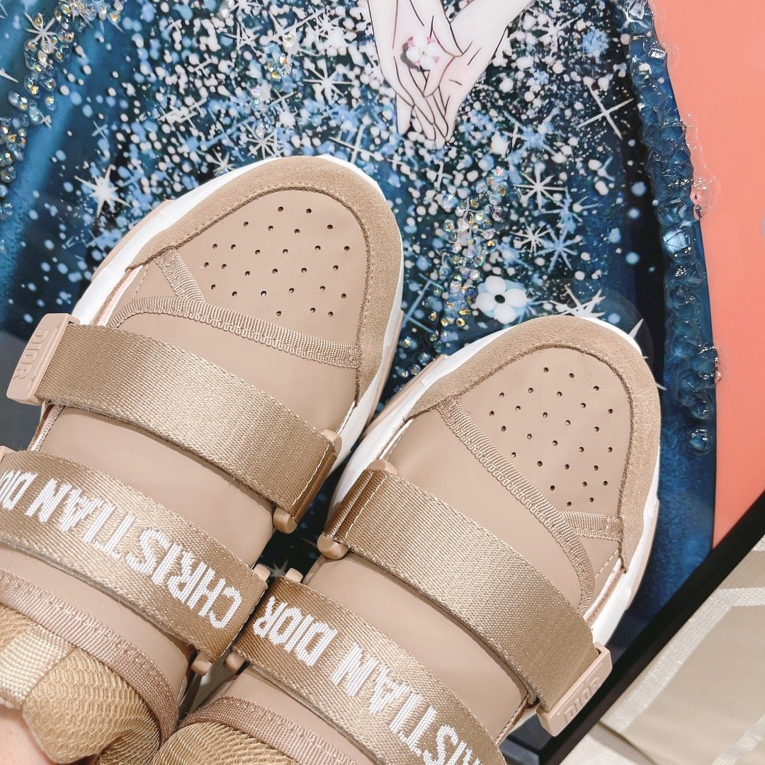 Christian Dior D-Wander Sneaker Technical Fabric Brown For Women CD - Soul Replicas