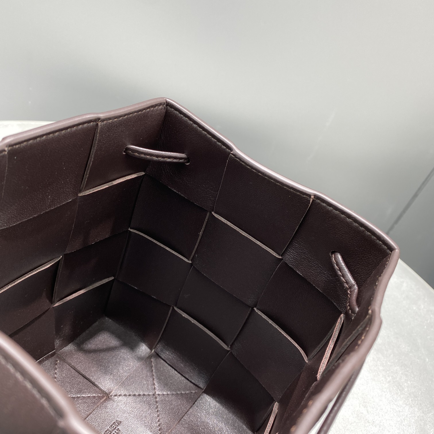 Bottega Veneta Mini Cassette Bucket Bag Purple. For Women. Women-s Bags 5.5in/14cm - Soul Replicas