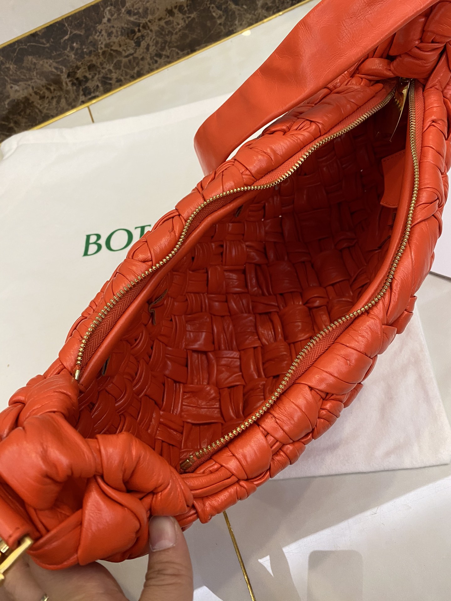 Bottega Veneta Banana Orange. For Women. Women-s Bags 13.9in/35.5cm 620917VCQ717566 - Soul Replicas