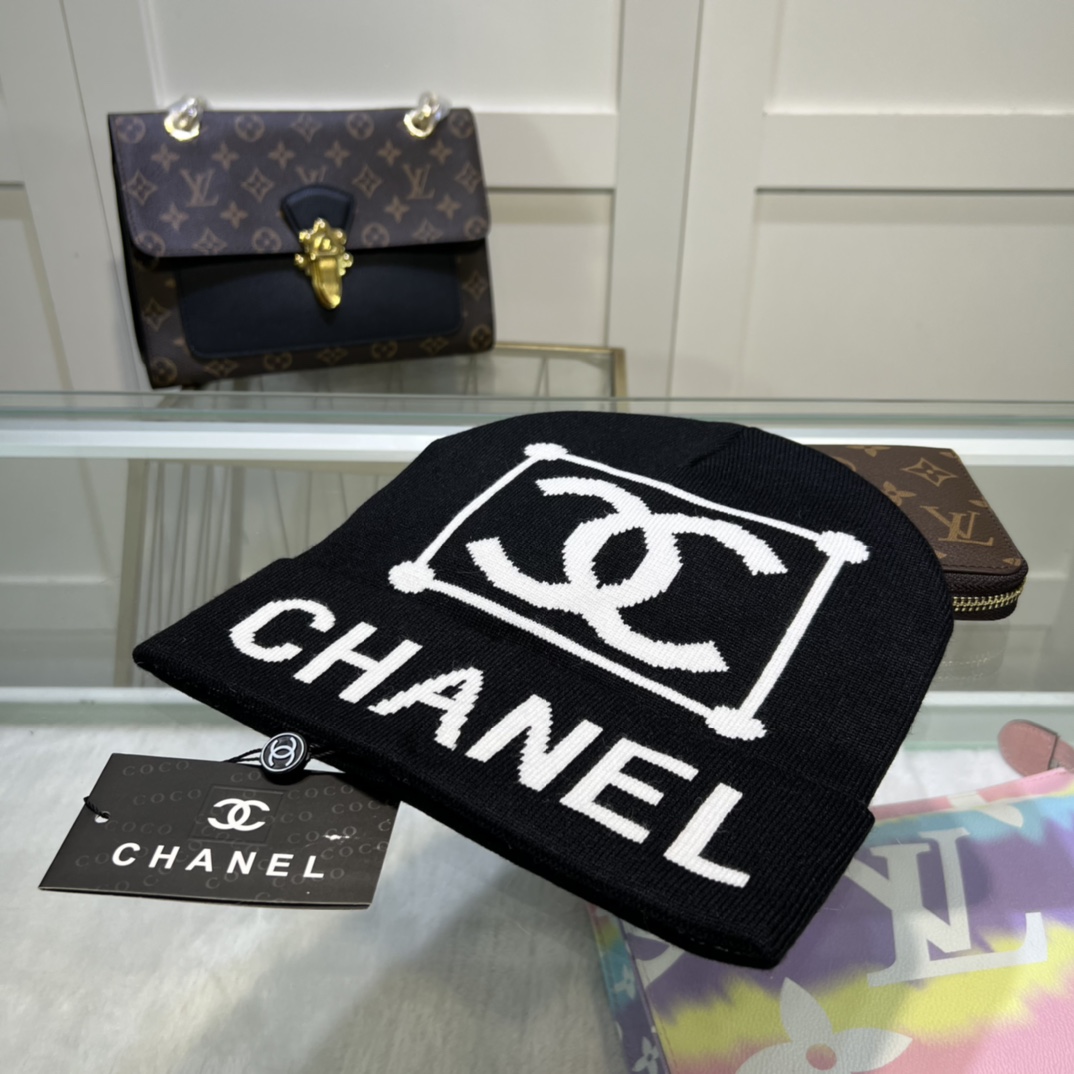 Chanel Beanie In Black - Soul Replicas
