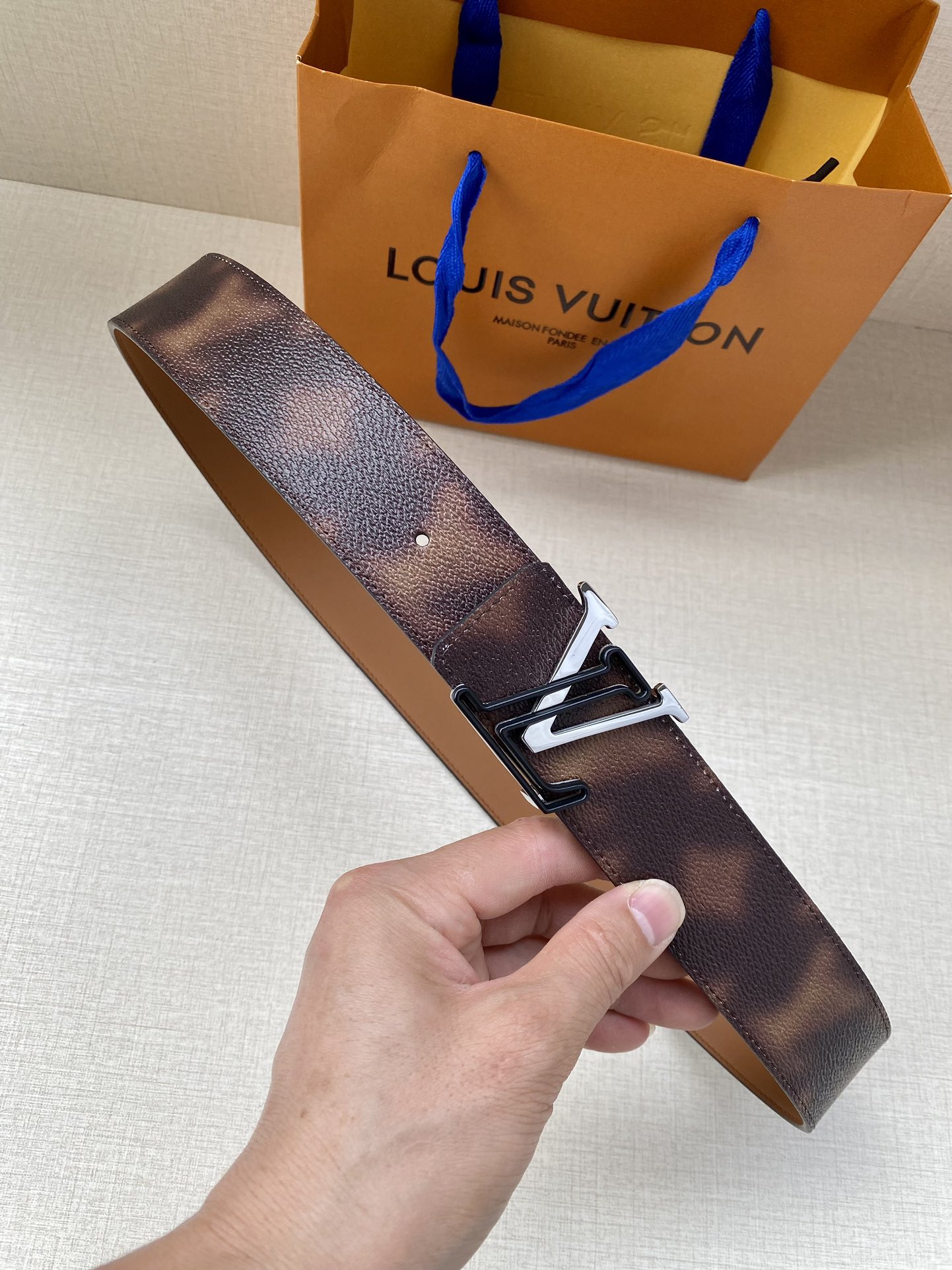 Louis Vuitton Iconic Reversible LV Belt Brown LV Women Belt - Soul Replicas