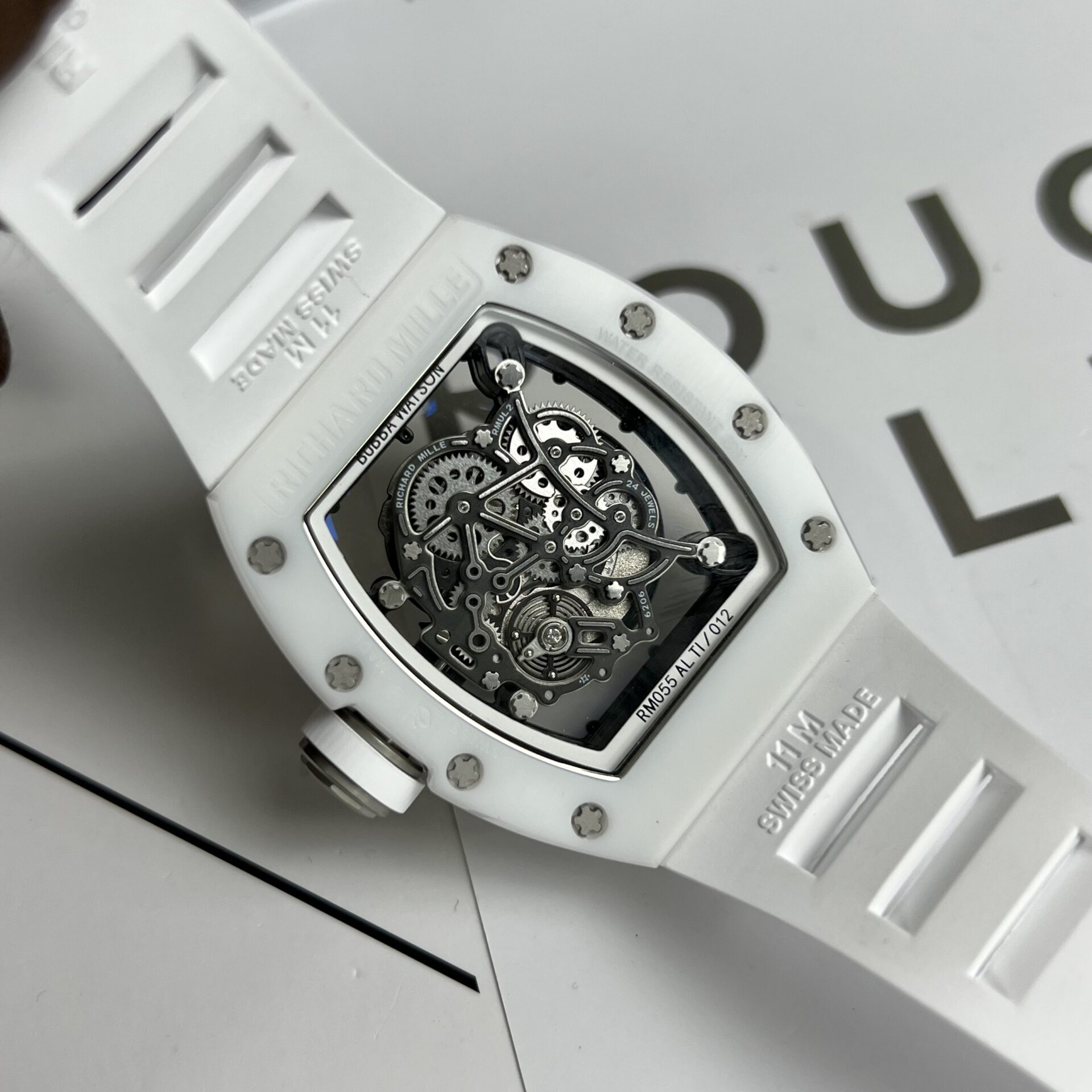 Richard Mille RM055 White High Quality Replica Watch 45mm - Soul Replicas
