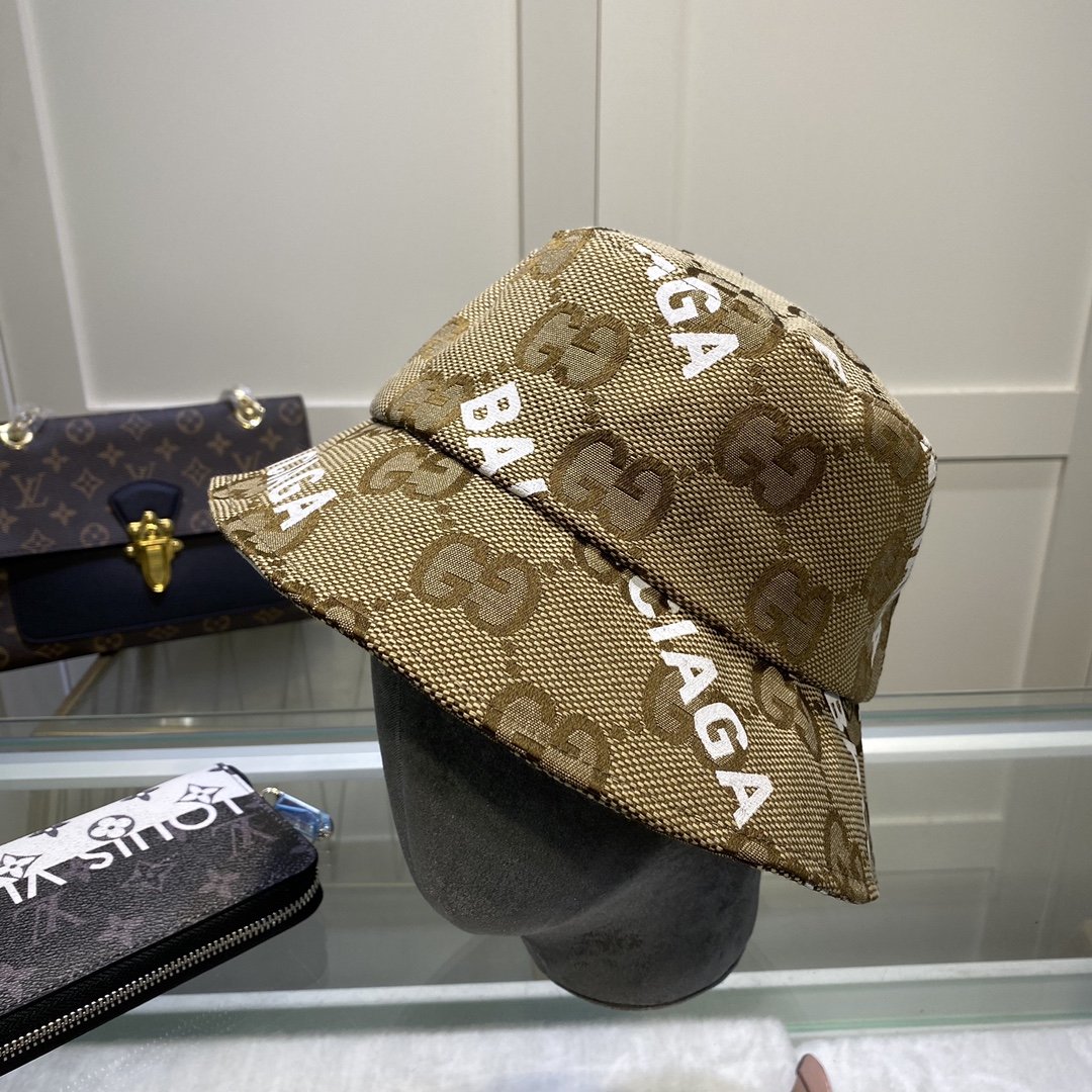 Gucci Canvas Bucket Hat Brown - Soul Replicas