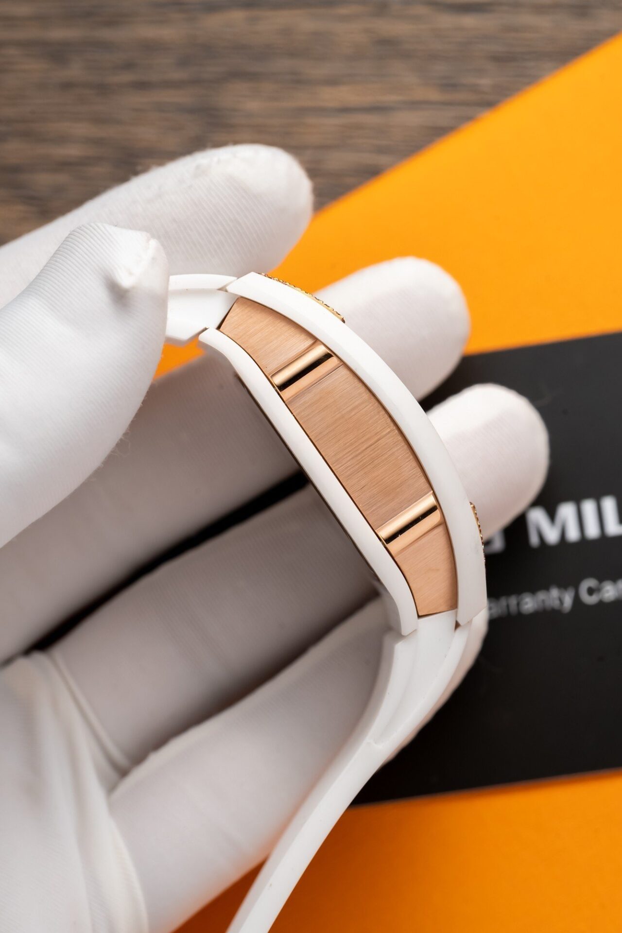 Richard Mille RM07-01 Replica Watch With Diamonds White Ceramic Case 36mm - Soul Replicas