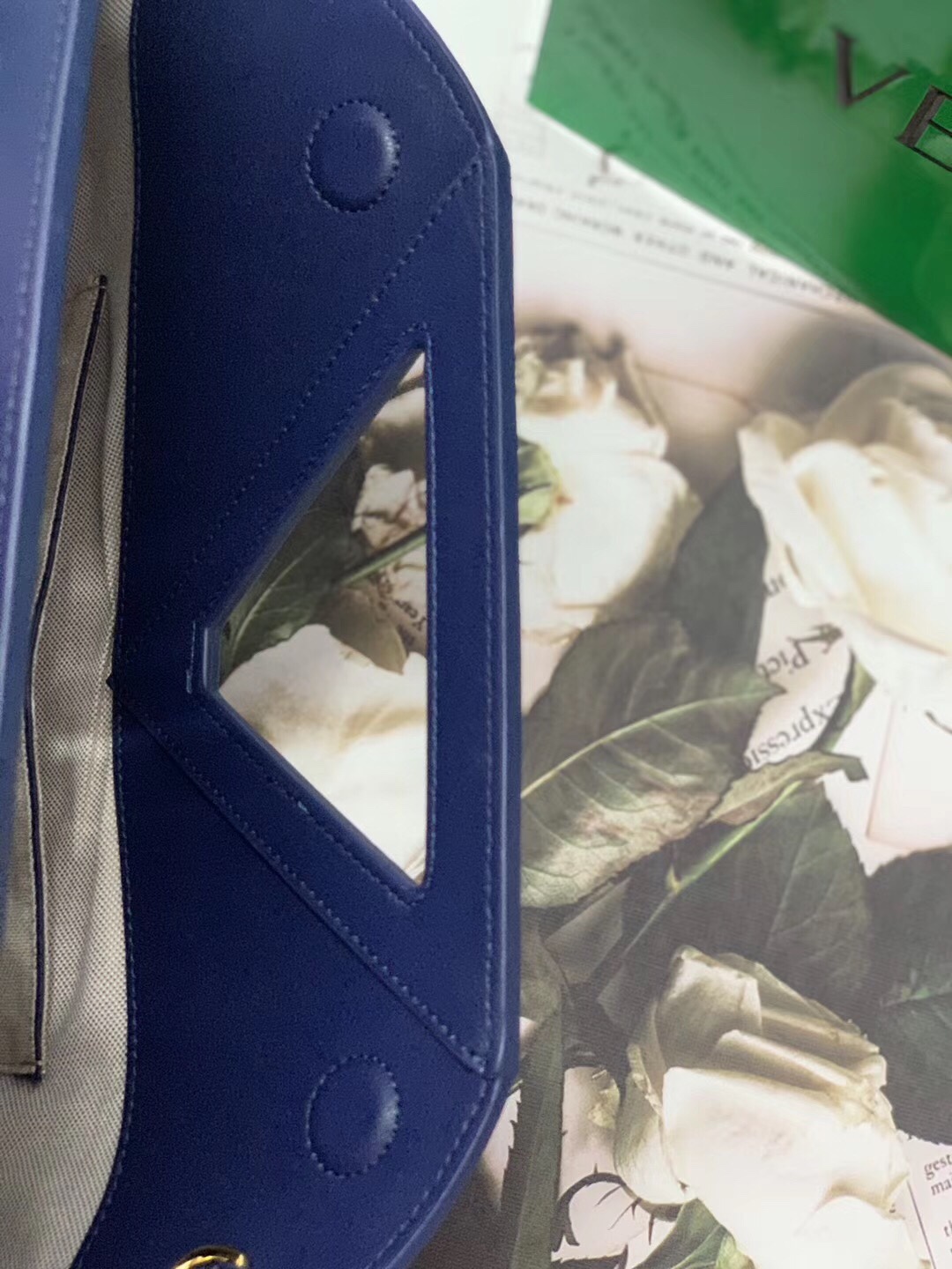 Bottega Veneta Point Dark Blue. For Women. Women's Bags 13.7in/35cm - Soul Replicas